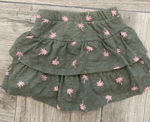 Girls Pink Palm Tree Jumping Beans Scooter Skort size 3T Skirt w Built in Shorts - Picture 1 of 4