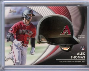 2022 Topps Update Commemorative Batting Helmet #BHAT Alek Thomas RC - Picture 1 of 1