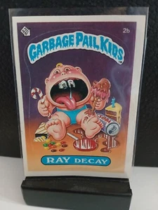 SET BREAK - 1985 Garbage Pail Kids OS1 2b Ray Decay VG-G Glossy - Picture 1 of 2