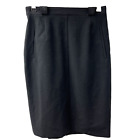 Gerry Weber Wool Blend Skirt Black Size 12                                   W10