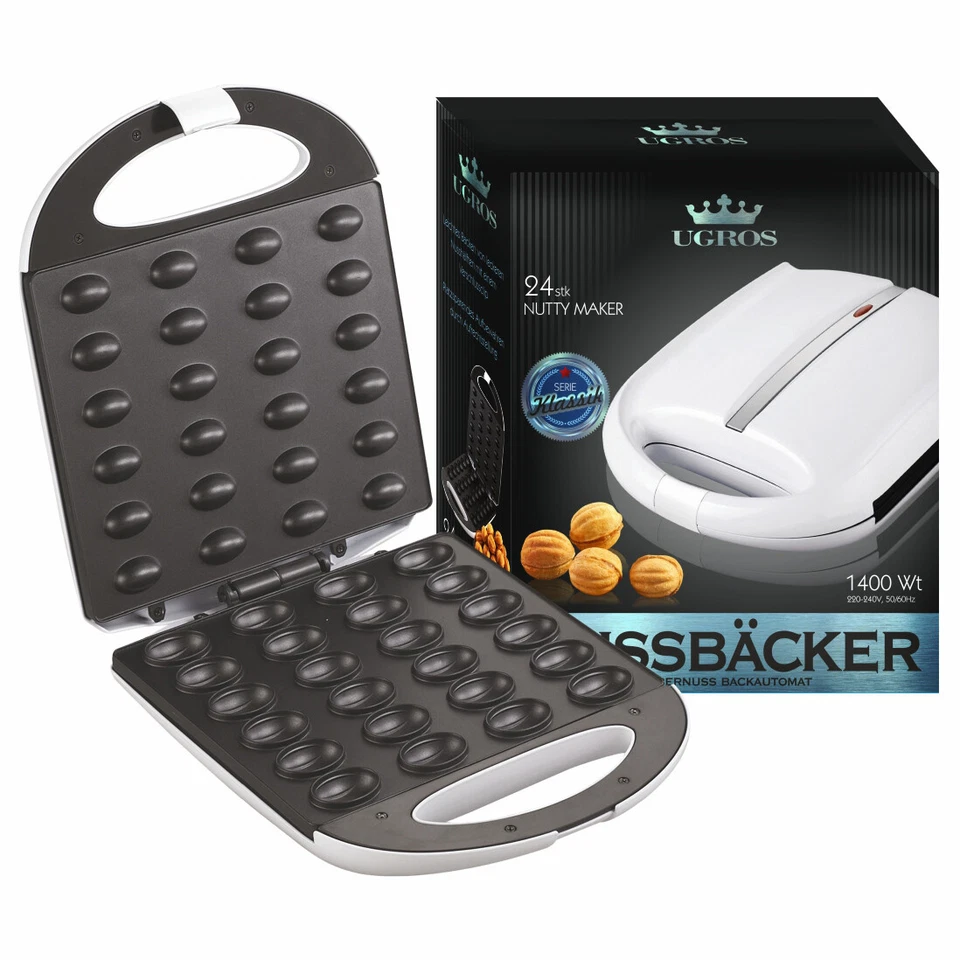 Electric Baking Machine Nut Baker Waffle Maker White Anti Juice Coating - Image 1 of 1