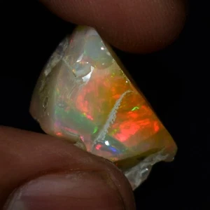 Natural White Opal Rough 12.70 CTS, Ethiopian Welo Opal Raw Gemstone For Jewelry - Picture 1 of 6