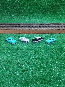 (4) Malibu International HO Scale 1:87 Cars Mercedes, Ford, Jaguar, Audi - Picture 1 of 7