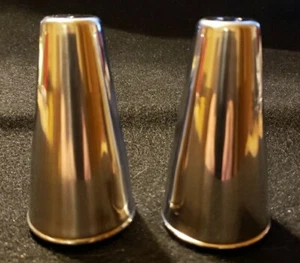 Vintage Meida 18/8 Stainless Salt And Pepper Hong Kong Original Box - Picture 1 of 6
