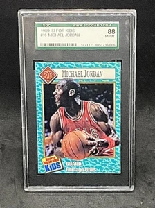 1989 SI For Kids Michael Jordan #16 Card Graded SGC 88 NM-MT - Picture 1 of 2