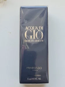 Acqua Di Gio Profondo, Giorgio Armani, 15 ml EdP, Neu - Bild 1 von 3