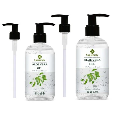 100% Pure  Aloe Vera Gel Natural Organic Multipurpose Soothing Hair & Skin Care - Image 1 of 4