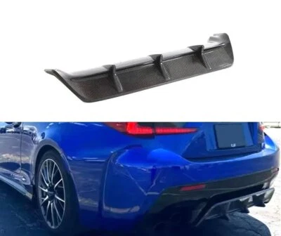 Carbone Fibre Diffuseur Arrière Pare-Chocs Spoiler pour Lexus RC F RCF 2015-2018 - Imagen 1 de 4