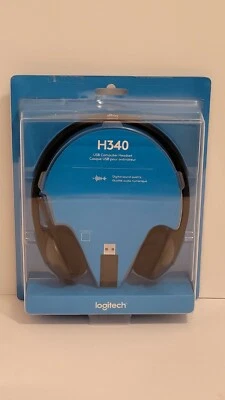 Logitech H340 USB PC Headset w/Noise Cancelling Microphone - New - Image 1 of 2