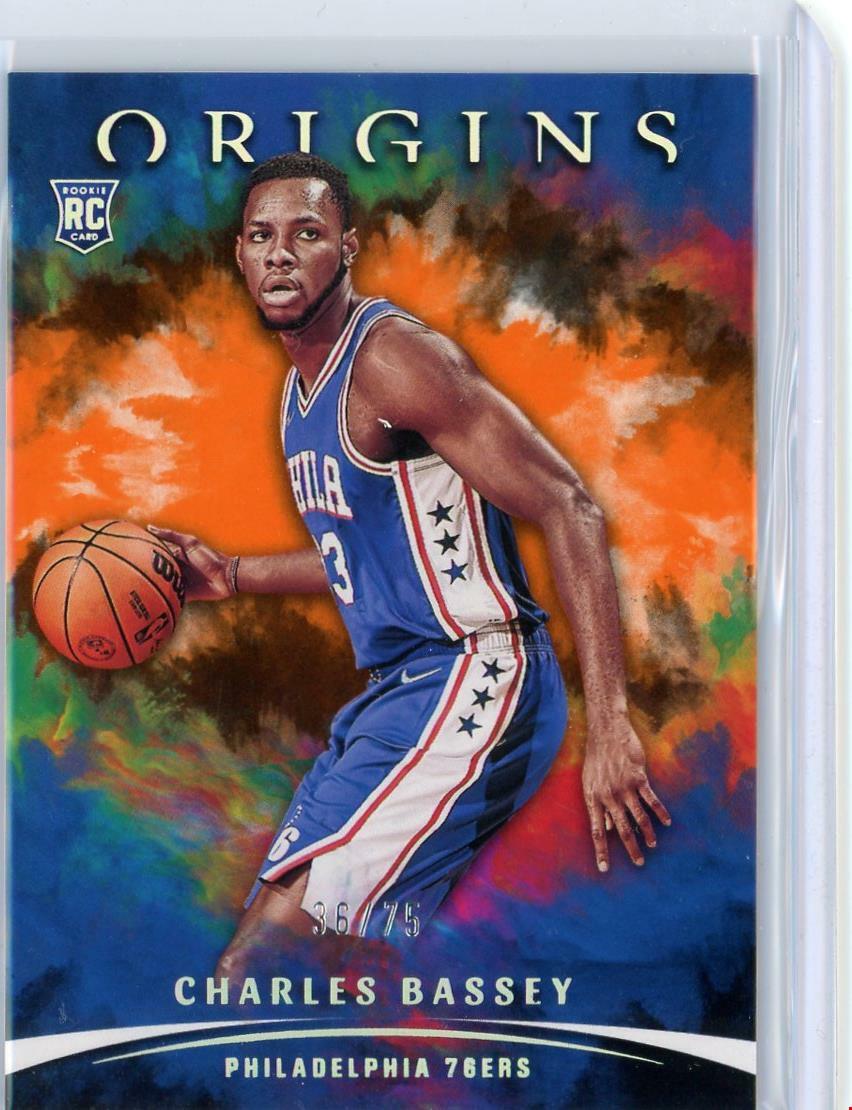 2021-22 Origins Charles Bassey Rookie Orange /75 #89