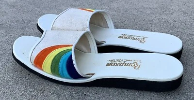 老式伦普森鞋彩虹拖鞋 Mod GoGo 60s 70s — 第 1/4 张图片