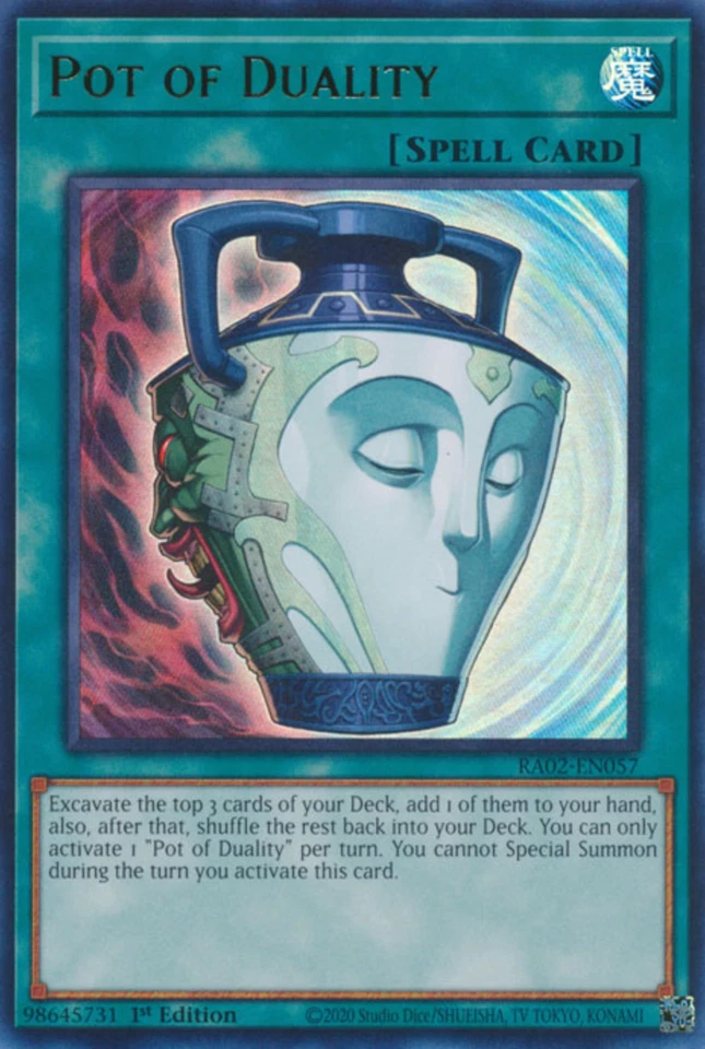 1X NM Pot of Duality - RA02-EN057 - Ultimate Rare 1st Edition - Image 1 of 1