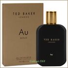 Ted Baker Au Gold Eau de Toilette 100ml Spray For Him NEW Gift for Men UK