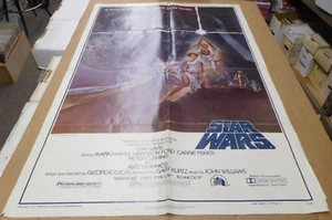 Original 1977 Star Wars A New Hope 27x41 One Sheet Movie Poster Style A 11/27 - Picture 1 of 24