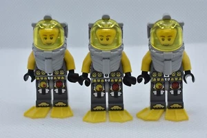 Atlantis Diver 4 (Lance Spears) x 3 - LEGO Atlantis Minifigure - atl018 - 7976 - Picture 1 of 3