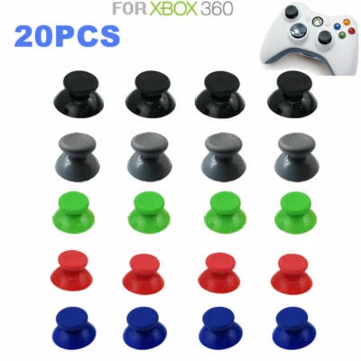 20pcs Analog- Thumbsticks Thumb Sticks Joystick Cap Grip For Xbox 360 Controller - Image 1 of 4