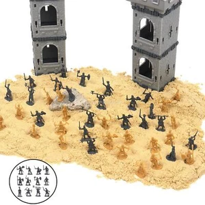 Plastic set of 400 1/72 Medieval Knight Soldier Action Figure for Kids - Picture 1 of 7