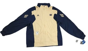 Felpa Adidas Climalite Notre donna full zip giacca oro navy taglia XXL 2XL - Foto 1 di 12