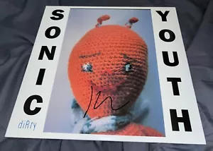 Kim Gordon Signed Vinyl Album Dirty Sonic Youth With Proof - Picture 1 of 3