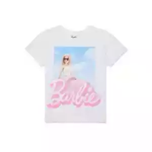 Mattel Barbie Toddler Girls Short Sleeve Crewneck T-Shirt Sizes 12M-5T - Picture 1 of 3