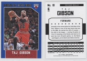 2015-16 Panini NBA Hoops Blue /399 Taj Gibson #10