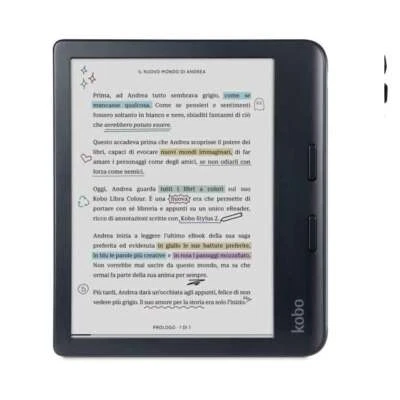 Kobo Libra Colour eBook-Reader schwarz eReader Bluetooth - Bild 1 von 4