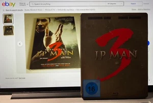 *RARE* COMPLETE Never Played IP MAN 3 STEELBOOK (Germany) - ONLY ONE ON eBay!!! - Picture 1 of 24