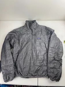Patagonia Nano Puff Pullover Jacket Mens XS Gray Insulated Primaloft 84021 - Picture 1 of 10
