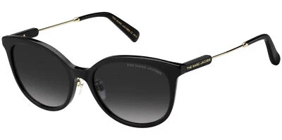 The Marc Jacobs Women's Black Rounded Cat Eye Sunglasses - MARC610GS 0807 9O - Image 1 of 3
