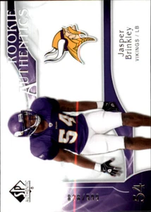 A1642- 2009 SP Authentic #265 Jasper Brinkley RC /999 SAMPLE PIC - Picture 1 of 2