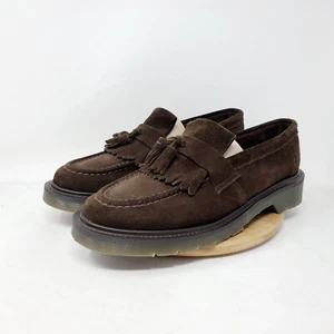 Halbschuh Herren 9 E Brighton braun Wildleder Fransen Quaste klobige Sohle Schuh England - Bild 1 von 14