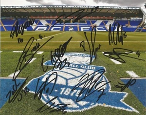 BIRMINGHAM F.C SIGNED 2023/2024 10x8 GROUND PHOTOx12+COA*MIYOSHI*BACUNA* *PROOF* - Picture 1 of 2
