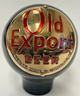 Beer ball tap knob Old Export Cumberland Maryland marker handle vintage brewery