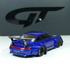 Porsche 911 (993) RWB Rhau Welt Body Kit Tsubaki Blue Black 1:18 GT857 GT-SPIRIT