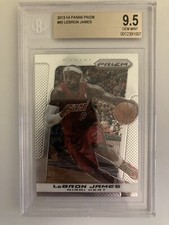 2013-14 Panini Prizm Basketball LeBron James #65 BGS 9.5 Gem Mint Miami Heat MVP