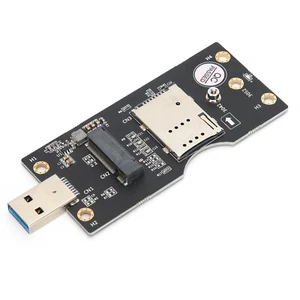 M.2 to USB 3.0 Adapter Riser Card with SIM Slot Computer Accessories Key B NGFF - Afbeelding 1 van 8