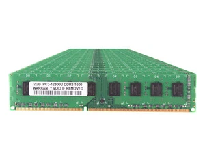 20GB 10X 2GB 2Rx8 DDR3 RAM 1600MHz PC3-12800U 240PIN DIMM intel Desktop Memory _ - Picture 1 of 6