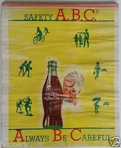 Coca-Cola "Safety A.B.C.'s" Notebook with ruled pages -- 1949.  - Picture 1 of 5