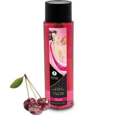 Shunga - Gel de baño y ducha cereza esmerilada 370 ml Foto 1 de 3