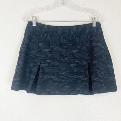 Etonic Skort Womens Small High Rise Core Pleated Black Camo Tennis Active Skirt - Image 1 of 4