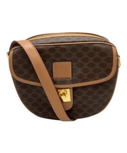 Mini Bolso de Hombro Patrón CELINE/Macadam, Marrón - Imagen 1 de 10