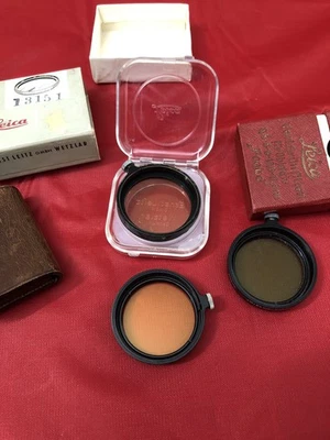Leica green,yellow And More Filter a36 For Elmar And Summaron Lenses - Image 1 of 4