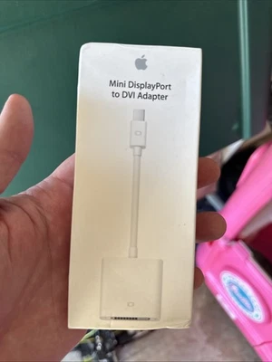 Genuine Apple Mini DisplayPort to DVI Adapter -Model A1305 - MB570Z/B New (P) - Image 1 of 4