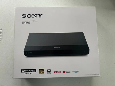 Sony UBP-X700 4K Ultra HD Blu-ray Player - Black, BRAND NEW, EX-DISPLAY! - Image 1 of 4