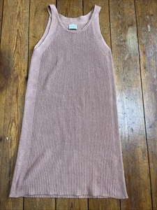 Wrap London Poetry Sister Jumper Knitted Pinafore Style dress Uk 10 Tank Vest - Picture 1 of 3