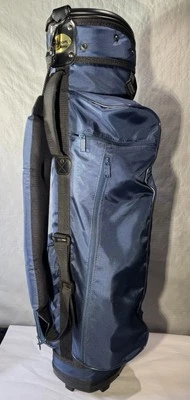 VTG BEN HOGAN 6-Way Golf Bag Cart Stand w Shoulder Strap & Rain Hood Made In USA - Image 1 of 4