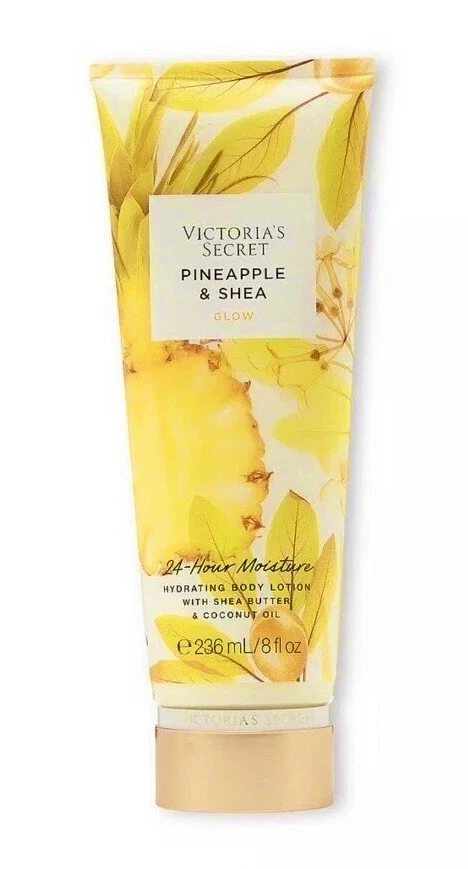 Loção corporal hidratante Victoria's Secret abacaxi e brilho de karité manteiga de karité 8 oz - Imagem 1 de 1
