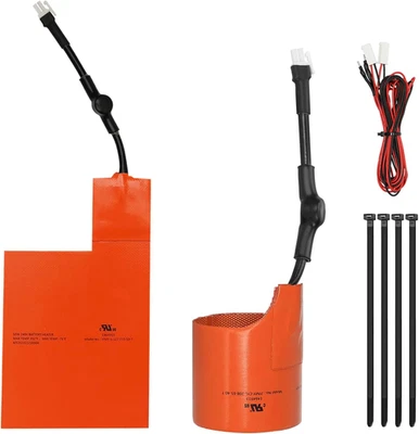 Almohadilla calefactora de batería 7101 y kit calentador de aceite 7102 compatible con 9KW - 22KW Air Coo Foto 1 de 4