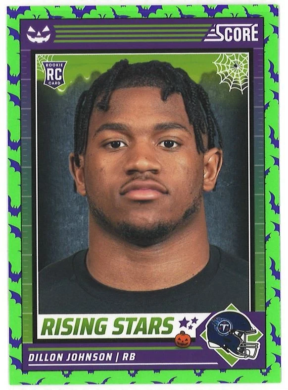 2024 Panini Score-A-Treat - Rising Stars Dillon Johnson #16 Green Bats (RC) - Image 1 of 1