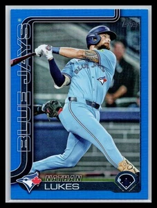2025 Topps Series 2 420 Nathan Lukes Blue Jays Blue /150 - Picture 1 of 2